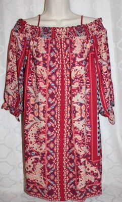 Bohemian Summer Dress by City Triangles Womens Size L NWOT - Image 1 of 4