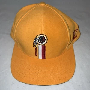 Neu Vintage Washington Redskins gelb/burgund verstellbar Mütze Kappe NFL ProLine - Bild 1 von 6