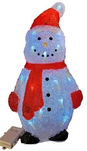 Acrylic Outdoor Snownman Light Up and Singing Christmas Decorations - Picture 1 of 4
