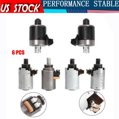 6Pcs 722.6 Transmission Solenoid For 1994-2005 Mercedes Benz E320 E420 E430 E500 - Image 1 of 4