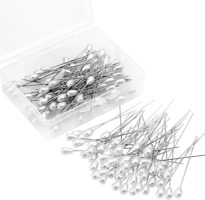 200 Piezas Alfileres Cabeza de Perla 2.13 Pulgadas Ramillete Boutonniere Alfileres Floral Boda Cuerda Foto 1 de 4