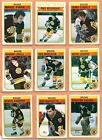 1982 Boston Bruins Team Lot 18 Ray Bourque Brad Park Terry O'Reilly R Middleton