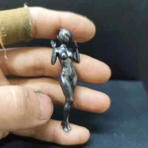 1 pieza decoraciones de arte corporal estatua desnuda belleza belleza latón negro - Imagen 1 de 11