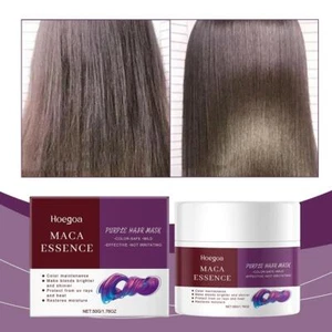 1* Purple Hair Mask Essence Deep Nourish Brighten Hair Treatment Repair Care Hot - Picture 1 of 14