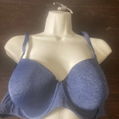 AMBRIELLE Everyday FULL COVERAGE Bra Blue Underwire size 40C - Image 1 of 2