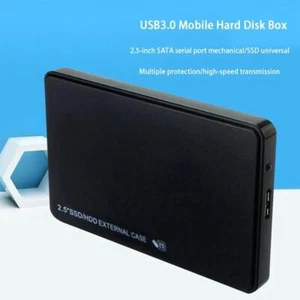2.5" SATA USB 3.0 Hard Drive Disk HDD SSD Enclosure Case Laptop External F0R7 - Picture 1 of 11