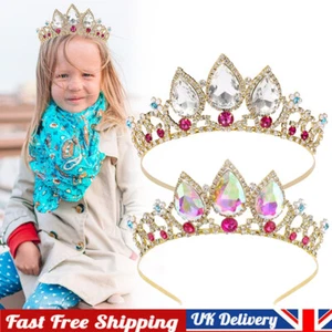 Cosplay Tiara Headband Crown Girls Princess Tangled Rapunzel Crystal Rhinestone - Picture 1 of 14