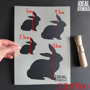 Plantillas Decorativas De Pascua Reutilizables Con Conejo De Pascua Bonito - Imagen 1 de 6