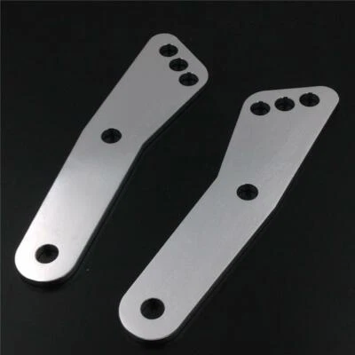 Para Honda CBR600 F2 F3 F4i CBR1100XX Moto Aluminio Eslabón Bajador Plateado Foto 1 de 4