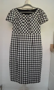 Brand new Autograph for Marks & Spencer 100% linen gingham dress size 12 - Picture 1 of 17