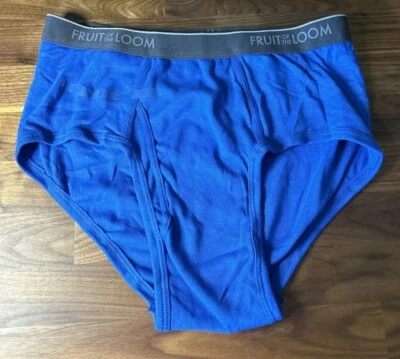 Un par de calzoncillos vintage Fruit Of The Loom para hombre azul brillante color de moda L Foto 1 de 4