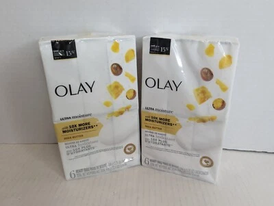 12 Olay Ultra Moisture Shea Butter Moisturizing Beauty Bars - Image 1 of 2