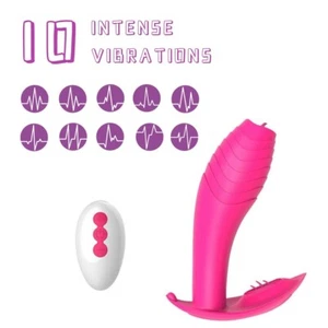 Panties Wearable Vibrator Massager G-spot Dildo Clit Sex Toys For Women-Wireless - Picture 1 of 12