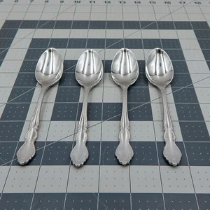 Oneida DOVER Teelöffel Edelstahl Besteck glänzend 6 Zoll Set 4 USA - Bild 1 von 9