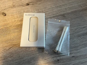 Huawei E3372-325 4G LTE-Surfstick weiß bis 150 Mbits ✅ + 2 x Antenne, NEU, OVP - Photo 1/4