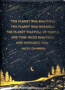 NEW A Closed And Common Orbit Becky Chambers PASSPORT COVER Illumicrate - Picture 1 of 4