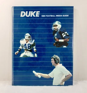 Duke Blue Devils 1986 Football Media Guide HC Buch Spieler Geschichte Aufzeichnungen ACC - Bild 1 von 13