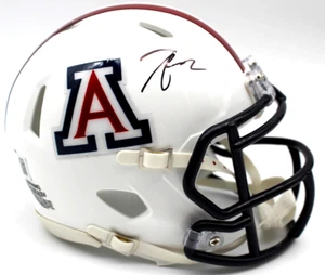 Tetairoa McMillan Arizona Wildcats Signed Mini Football Helmet w/Beckett BS38105 - Picture 1 of 2