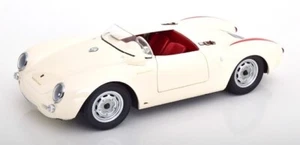 Coche modelo blanco/rojo KKDC120114 KK escala 1:12 Porsche 550A Spyder 1953-1957 - Imagen 1 de 7