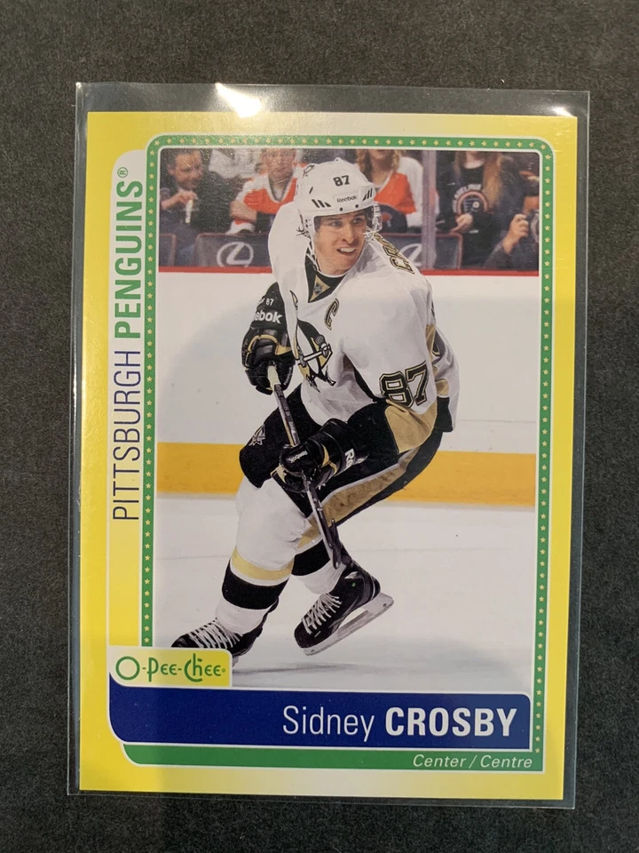 2013-14 O-Pee-Chee Hockey Stickers #S-SC Sidney Crosby - Image 1 of 2