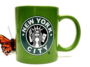 Starbucks New York City Loves You Mug - Big Apple Green - Picture 1 of 11