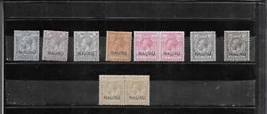 NARU 1916. GREAT BRITAIN OVERPRINT. MINT FULL GUM- MINT NO GUM. AS PER THE SCAN. - Picture 1 of 3