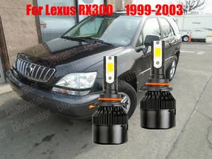 LED For Lexus RX300 1999-2003 Headlight Kit 9006 HB4 White CREE Bulbs Low Beam - Picture 1 of 10