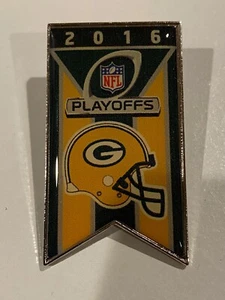 Green Bay Packers Game Day Pin 2016 NFL Playoffs Pennant Banner Novelty Souvenir - Picture 1 of 1