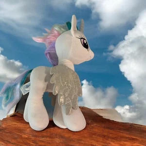 Build A Bear Plush My Little Pony Pegasus Unicorn Princess Celestia Sun W/ Cape - Picture 1 of 9