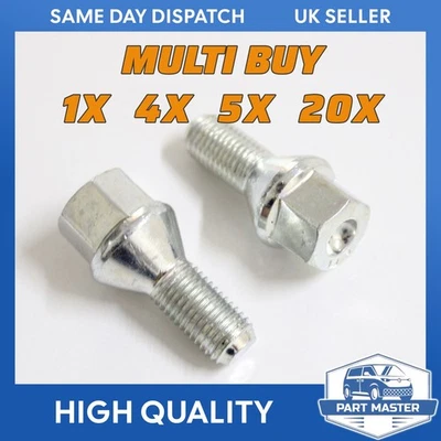 Alloy Steel Wheel Bolt Nut For Vauxhall Astra Corsa Meriva Zafira Suzuki Vitara - Image 1 of 4