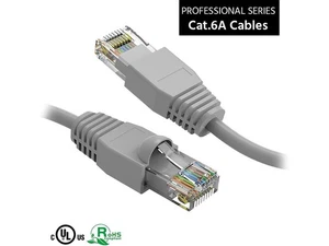 Nippon Labs 50Ft Cat6A UTP Ethernet Network Booted Cable, 24AWG 50 Feet Gigabit - Picture 1 of 3