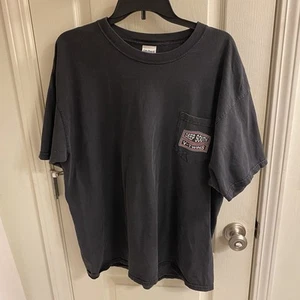 Deep South V-Twins Paul Sr T-Shirt Black Pocket Double Sided Motorcycle - Picture 1 of 6