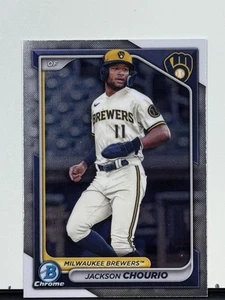 2024 Bowman #BCP-140 Jackson Chourio Chrome Prospects - Picture 1 of 2