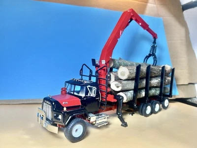 1/34 First Gear Custom Mack RB 690 Heavy Duty Logging Model Truck - Image 1 of 4