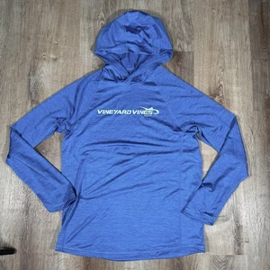 Sudadera con capucha ligera pequeña contra erupciones Vineyard Vines Performance Avalon NJ para hombre - Imagen 1 de 5