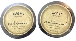 Wen Sweet Almond Mint Re Moist Intensive Haarkur 4oz Menge 2 Neu Versiegelt  - Bild 1 von 4