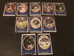 LOTE DE ESTAMPILLAS SUNOCO 1972 DE LOS BALTIMORE COLTS-10 SMITH BULAICH MAY HINTON KERN MILLER - Imagen 1 de 1