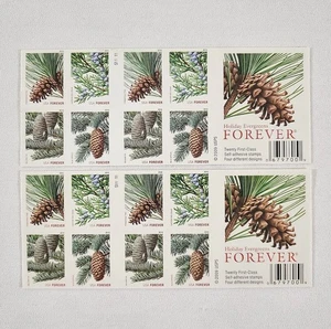 FOREVER HOLIDAY EVERGREENS 2 SHEETS OF 20 (40) SCOTT#4478-81, 78C STAMP MNH - Picture 1 of 2