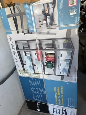 6 ballenas 2x4x6 pies. Estantes de almacenamiento de 5 estantes Foto 1 de 3