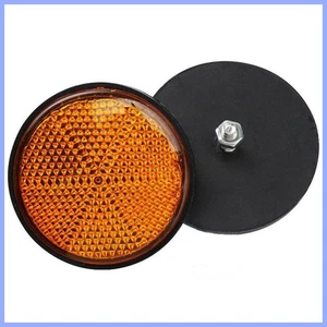 Bullone universale tondo 1/2/4 pz su riflettori arancioni per rimorchio moto/ATV - Foto 1 di 3