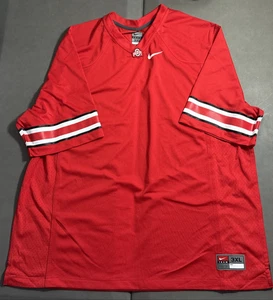 Maglia Ohio State Buckeyes Nike Team Football bianca rossa taglia 3XL / XXXL - Foto 1 di 3