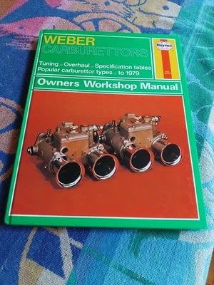WEBER DAF IDA DCNF DCOE DFAV DFTA DGAS DGAV IDAP IDTP CARBURETTOR HAYNES MANUAL - Image 1 of 4