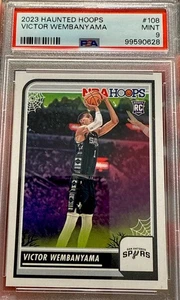 2023 Panini NBA Haunted Hoops Rookie Victor Wembanyama #108 PSA 9 Mint Star RC - Picture 1 of 2