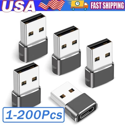 Lote de 200 piezas adaptadores convertidor puerto USB C3.1 tipo C hembra a USB3.0 tipo A macho Foto 1 de 4