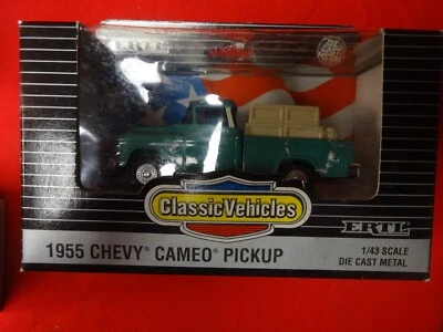ERTL CLASSIC VEHICLES 1955 CHEVY CAMEO TRUCK   1:43 SCALE - Image 1 of 4