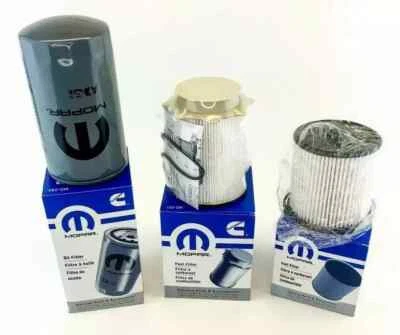 Mopar Diesel Fuel and Oil Filter Set for 2019-2021 Ram 2500 3500 4500 5500 6.7L - Image 1 of 4