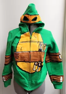 Nickelodeon Teenage Mutant Ninja Turtle Hoodie Youth Large Green Michelangelo - Picture 1 of 7