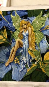 Hand Embroidered Counted Cross Stitch Finished-unframed Sold "as is"... - Picture 1 of 2