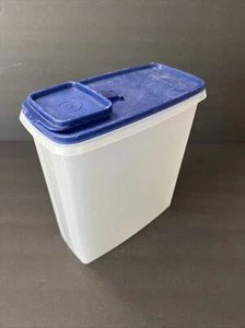 Vintage Tupperware Trockengut Müsli Vorratsbehälter 1588-8 Flip Top 1590-7 - Bild 1 von 4