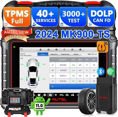 Autel MaxiCOM MK900-TS PRO OBD2 Diagnostic Tool All Systems TPMS TPMS Functions - Image 1 of 4